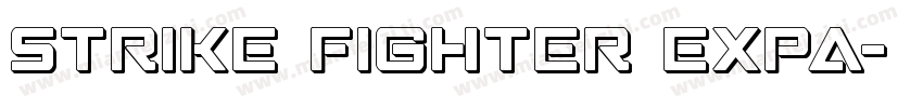 Strike Fighter Expa字体转换